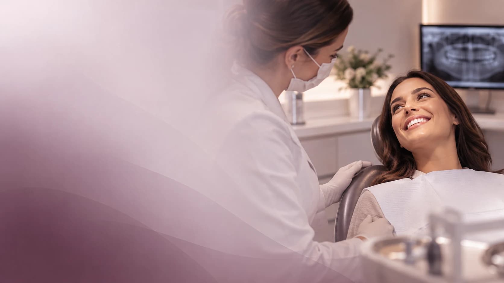 Consulta de acompanhamento e manutenção preventiva odontológica